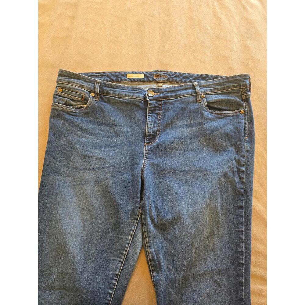 Kut Mia Toothpick Skinny Women’s Dark Denim Pant (20W)